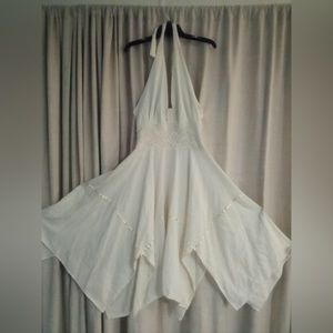 Ivory colored halter dress